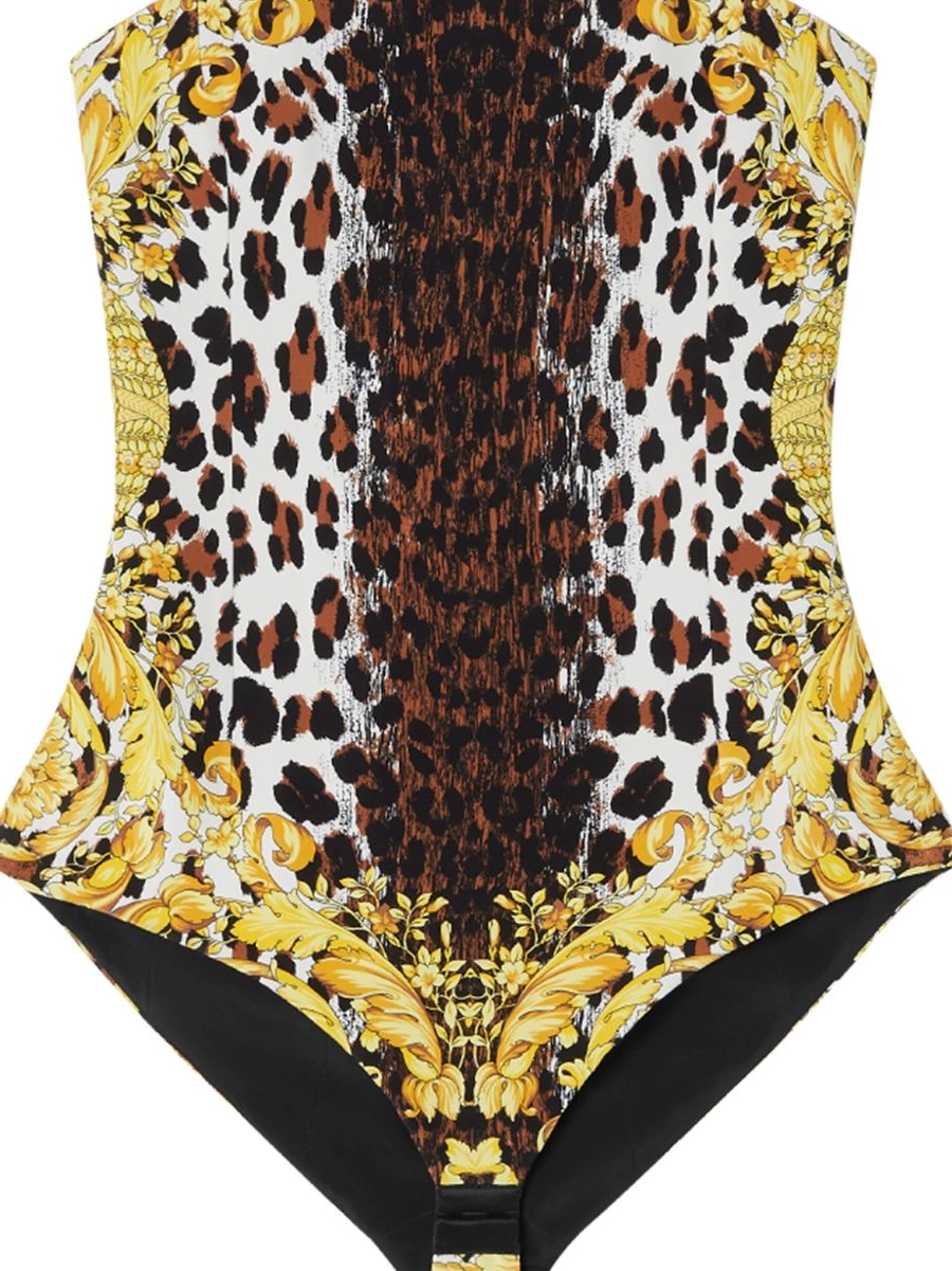 Versace silk Barocco bodysuit Wild Women 0713